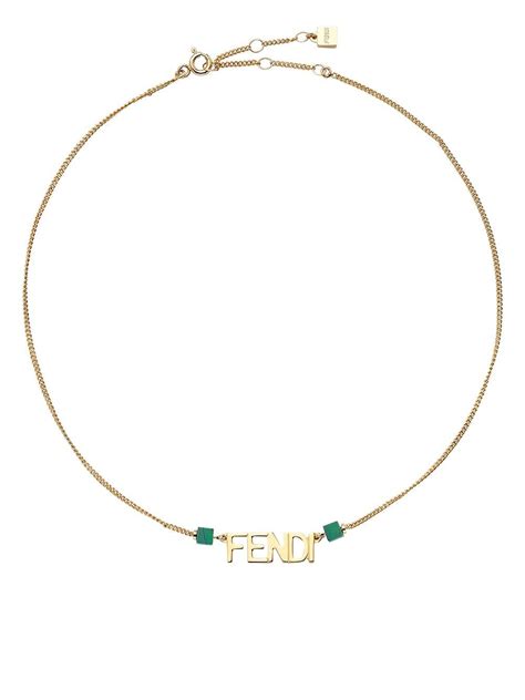 Fendi Signature Stones Logo Bracelet 